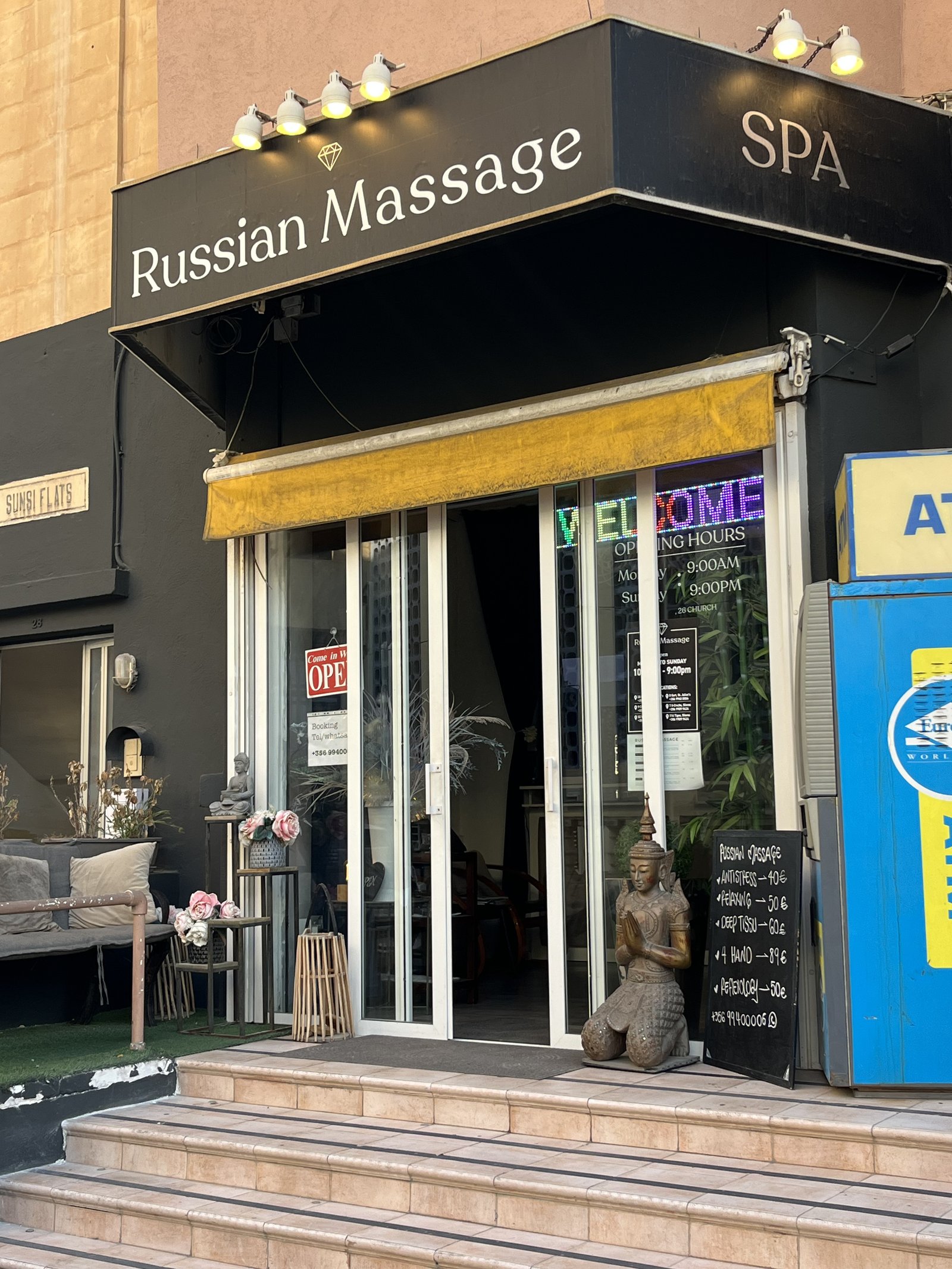 Fachada Russian Massage Spa Malta - 26 Church St
